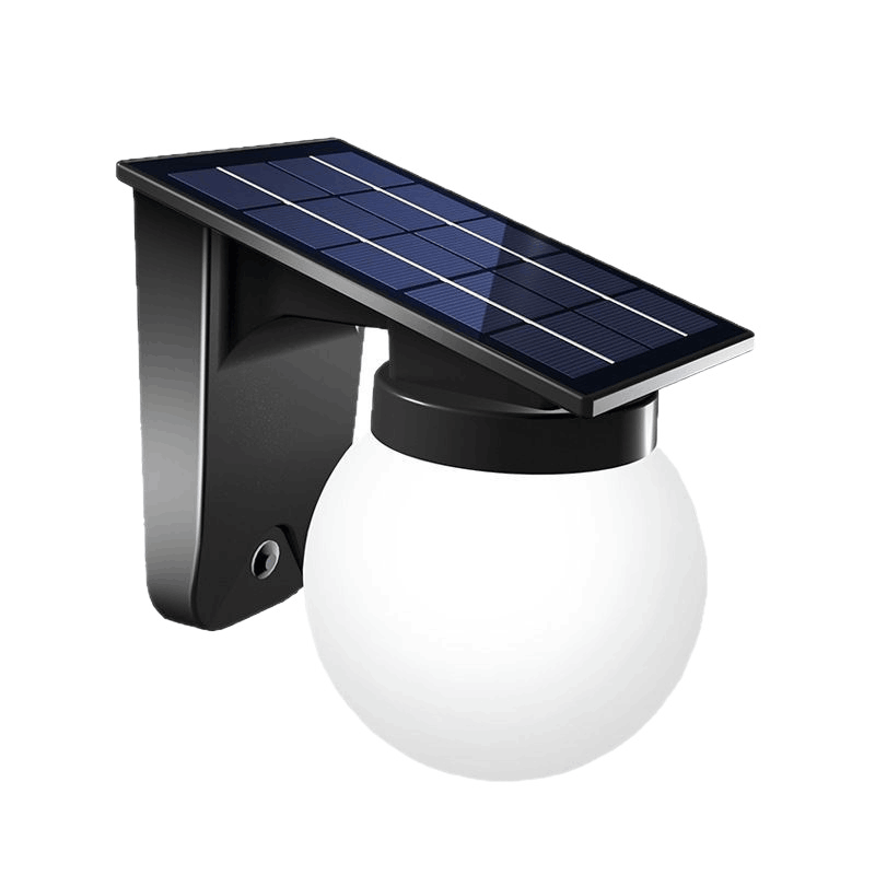 Circular solar wall lights - Modern style outdoor solar lights