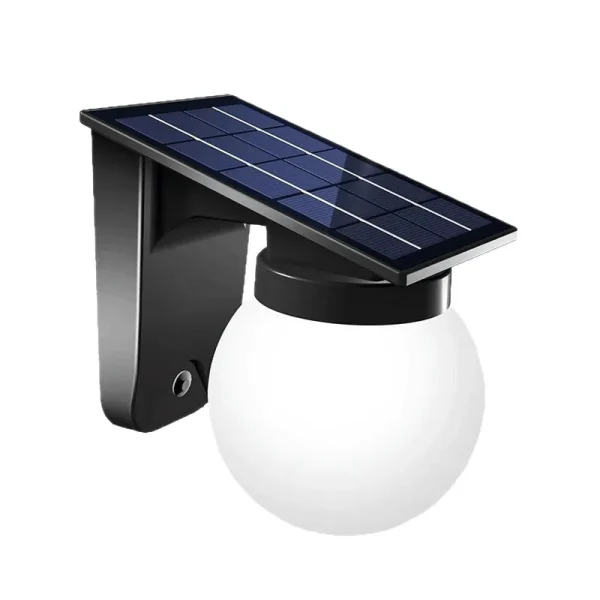 Circular solar wall lights - Modern style outdoor solar lights