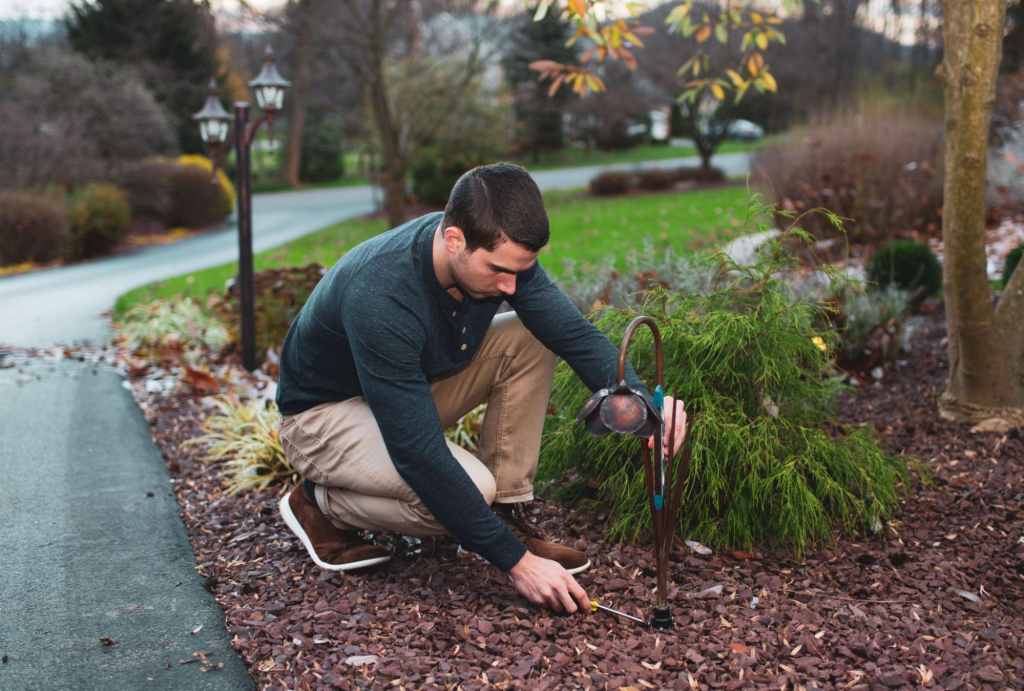 Troubleshooting outdoor solar lights with water-related issues