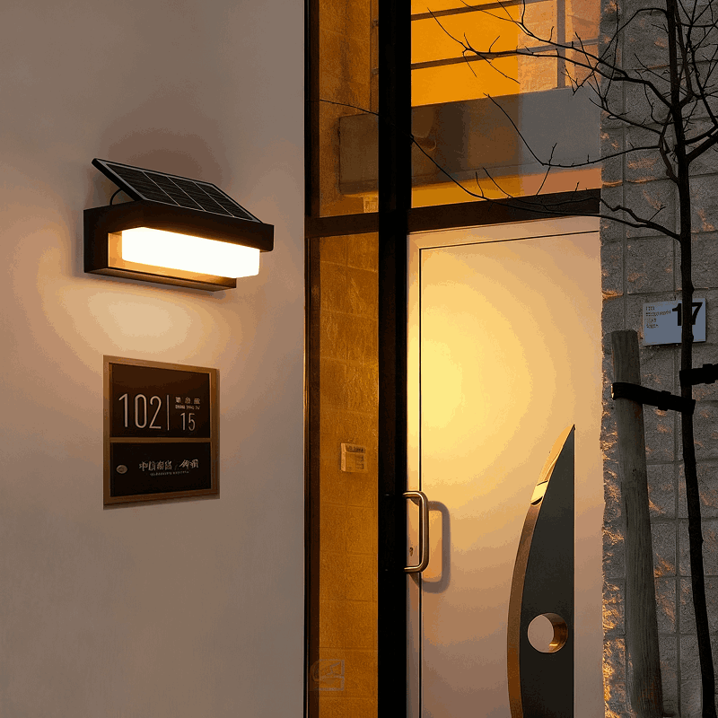 Modern Solar Wall lights Outdoor Waterproof—Minimalist Design