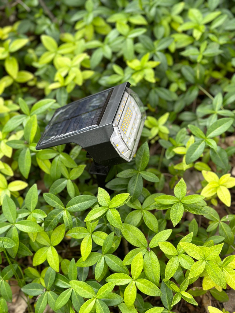 Installing outdoor solar lights in hidden tall grass can extend their lifespan.